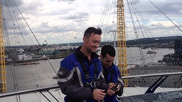 UP AT O2 CONCERT ARENA WALK OVER NEW LONDON ATTRACTION FOR OLYMPICS 2012