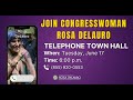 Congresswoman DeLauro Tele-Town Hall on Republican Attacks on Health Care