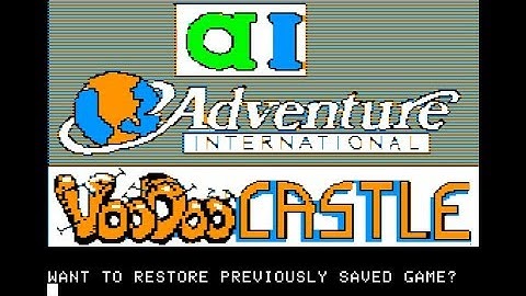 SAGA 4: Voodoo Castle walkthrough (Apple II - Adventure International)