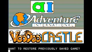SAGA 4: Voodoo Castle walkthrough (Apple II - Adventure International)
