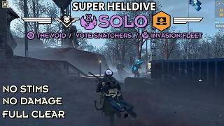 Helldivers 2 - Retrieve Valuable Data (Super Helldive Solo / No Stims, Damage)