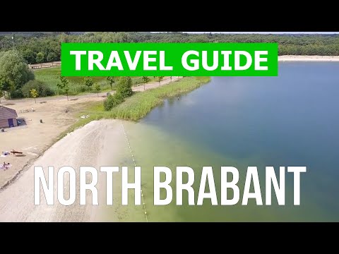 North Brabant, Netherlands | City of Eindhoven, Tilburg, Breda, Helmond | Drone 4k video | Province