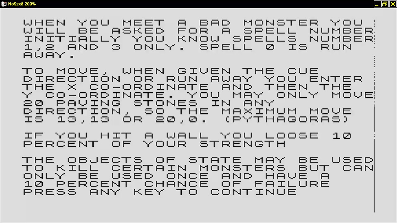 The Sword of Peace 19xx SINCLAIR ZX80 ZX 80 ZX81 ZX 81 Science of