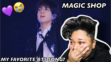 THIS IS MY FAVORITE SONG SO FAR! | BTS - Magic Shop Live Performance (REACTION/REVIEW)