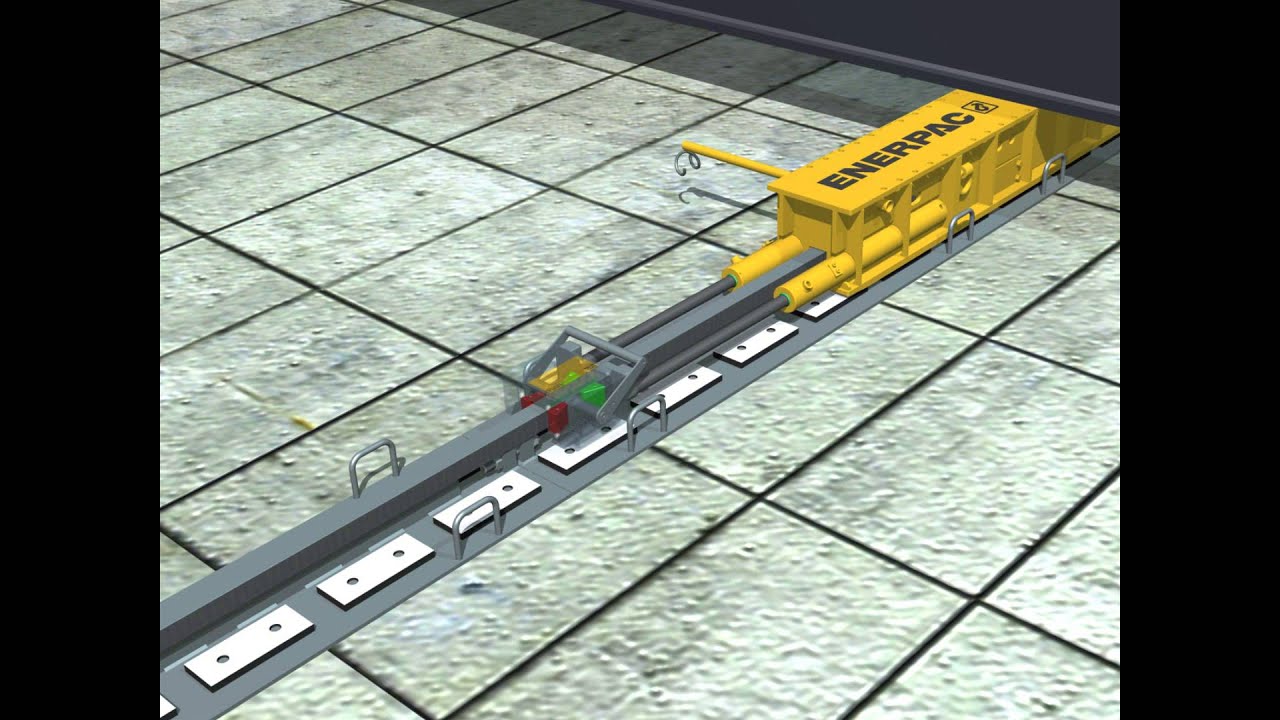 skidding system ENERPAC - YouTube