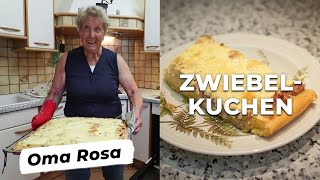 Zwiebelkuchen von Oma Rosa - Rezept Video - Cooking Grannies