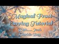 Magical Frost earring tutorial.... with Jen's Sparkle Bag 