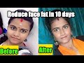 How to reduce face fat in just 7 days in tamil/Remove doublechin in 1 week in tamil/jasvika media