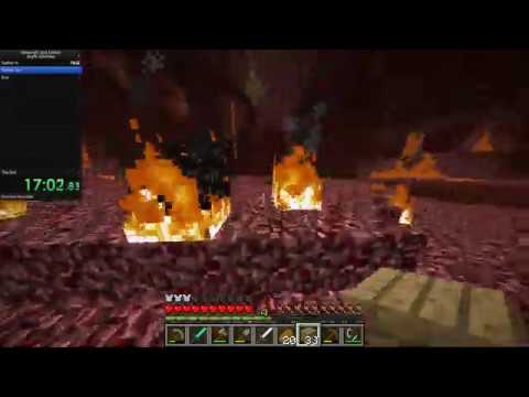 Minecraft random seed speedrun - YouTube