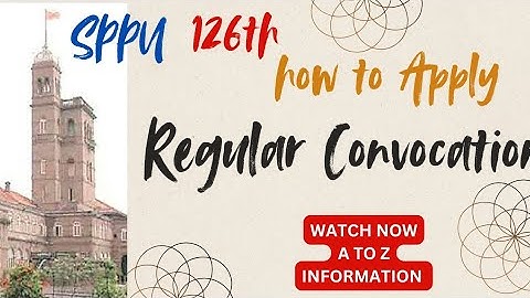 Pune University 126th Regular Convocation Degree Certificate | १२६ नियमित पदवी प्रमाणपत्र #sppu