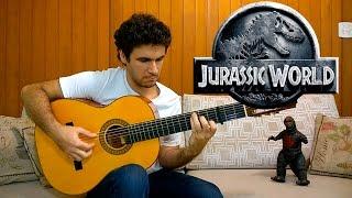 Jurassic World / Jurassic Park theme song - Fingerstyle Guitar (Marcos Kaiser) #43 chords