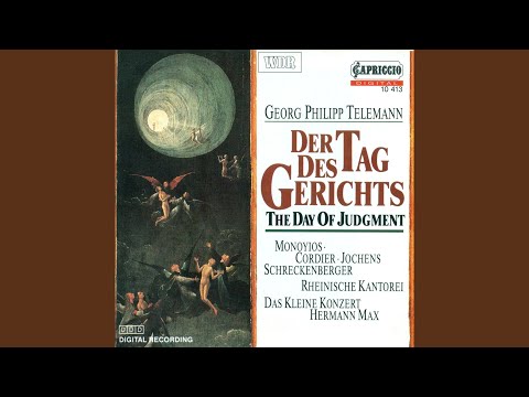Der Tag des Gerichts, TWV 6:8: The First Reflection: Aria: Jetzt weiss ich's (Tenor)