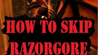 WoW Glitch - Skipping Razorgore In BWL!!!
