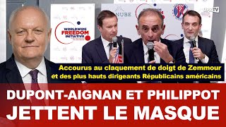 Accourus au coup de sifflet de Zemmour et d'Oncle Sam, Dupont-Aignan et Philippot jettent le masque.