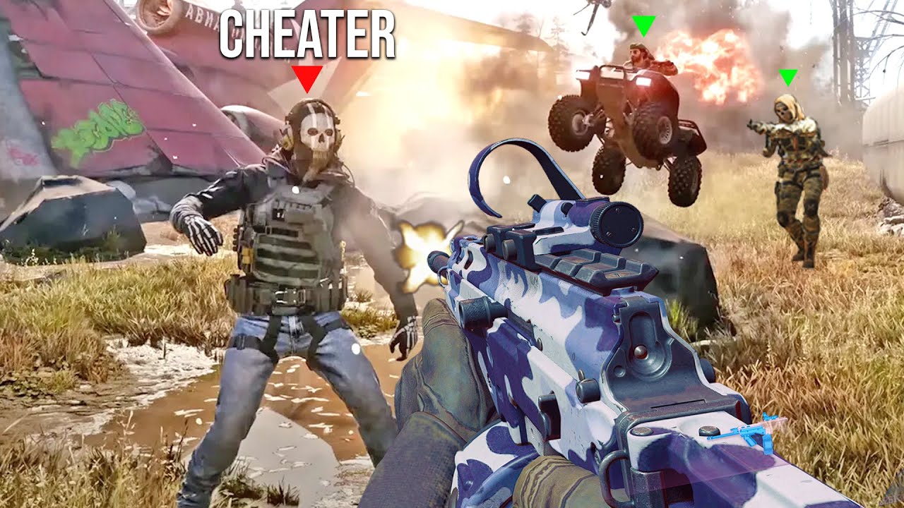 BEATING Warzone Cheaters OFF.. (The Game)
