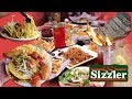 We ordered everything at sizzler   going in