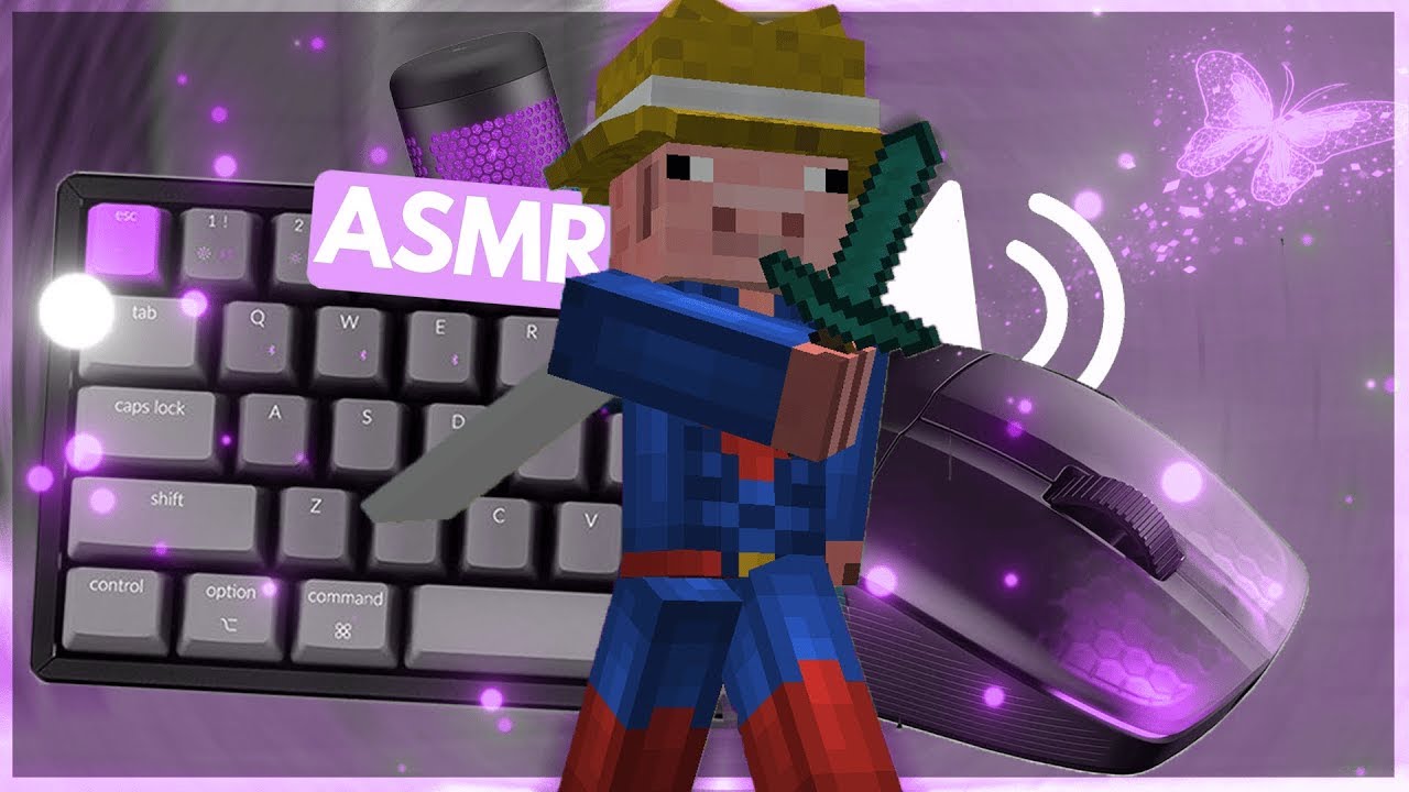 1500FPS Smooth Keyboard and Mouse Clicks ASMR [Hypixel Bedwars]