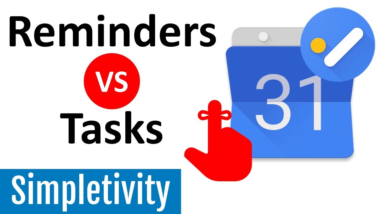 How to Use Tasks and Reminders in Google Calendar YouTube