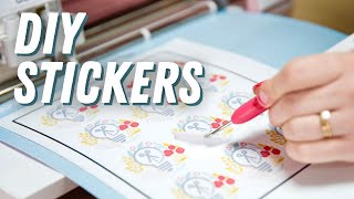 How to Make Cricut Print then Cut Stickers