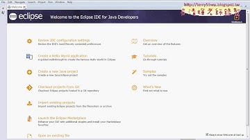 02 開啟ECLIPSE與設定