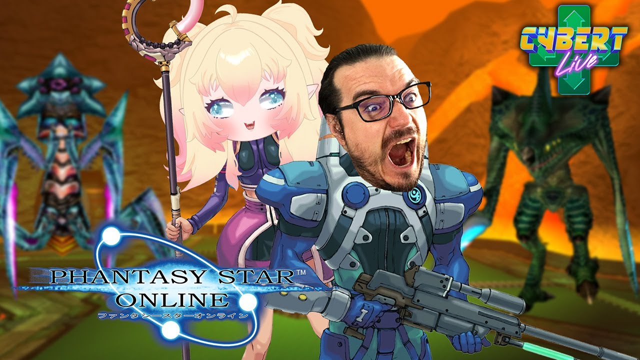 Phantasy Star Online is Peak w/ HunnyBunee | Cybert Live