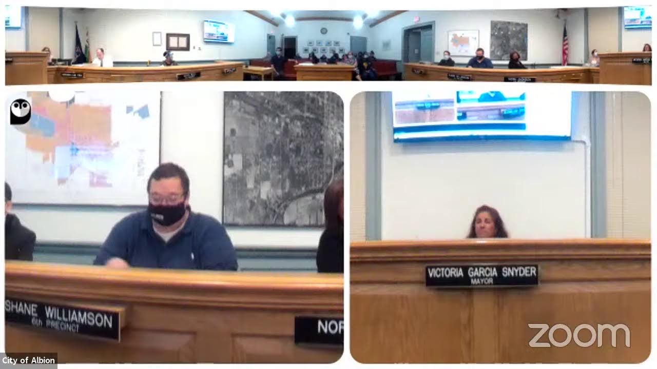 Albion City Council Meeting 10421 (Part 2) YouTube