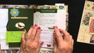 Flip Thru Garden Junk Journal May 2015