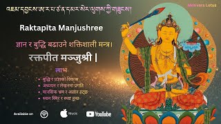 Download Lagu Manjushree Raktapita Mantra | Om Arapacana Dhih | Wisdom \u0026 Speech Siddhi Meditation | Motivara Lotus MP3