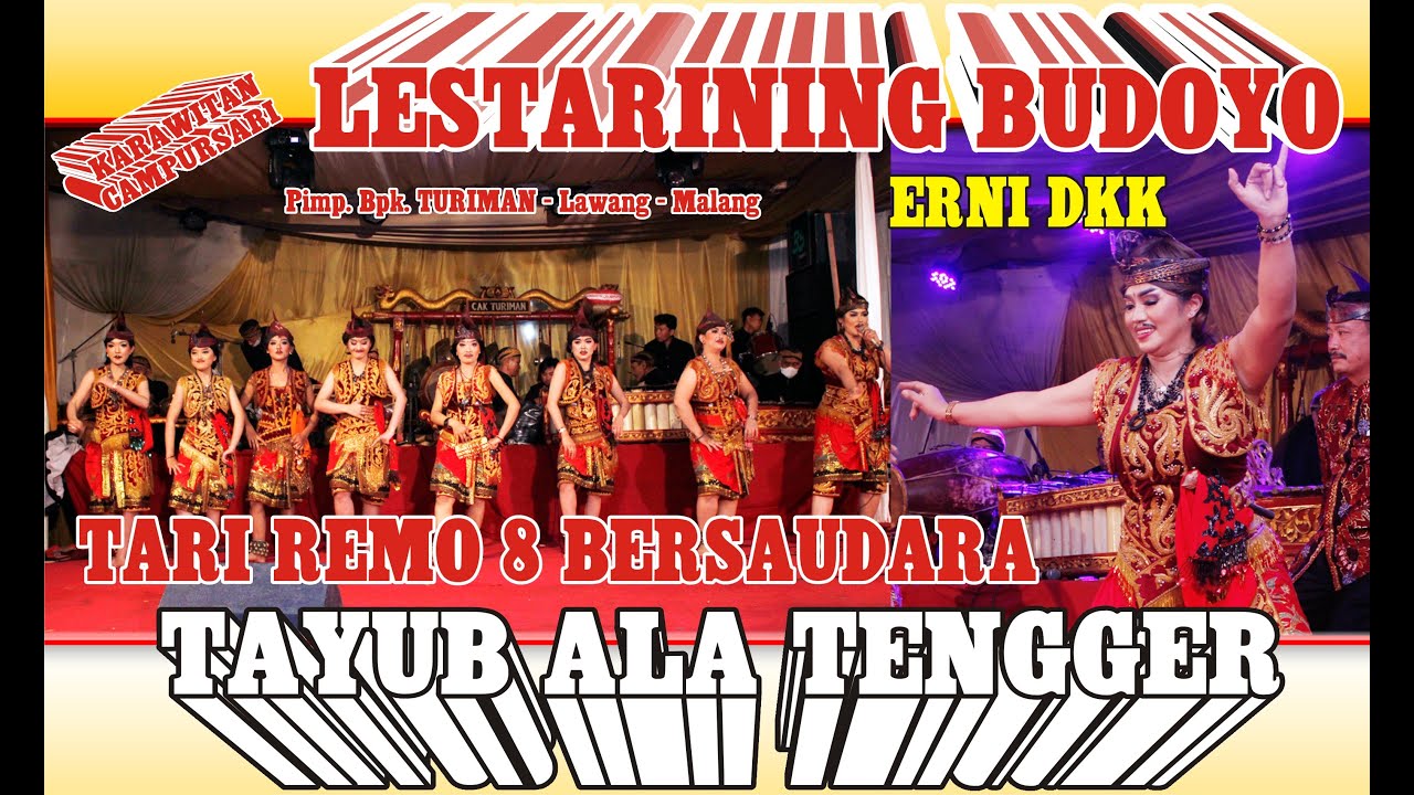 ERNI DKK - TARI REMO 8 BERSAUDARA - LESTARINING BUDOYO - TAYUB ALA TENGGER