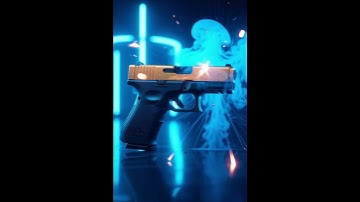 Glock 17 Gold Edition ✨ | Cinematic 4K Ultra-Realistic Showcase #Shorts
