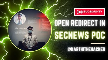 Open Redirect in SecNews PoC | Bugbounty | @karthi_the_hacker