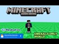How to download emerald only world in Minecraft pe || emerald only world kyse download kare