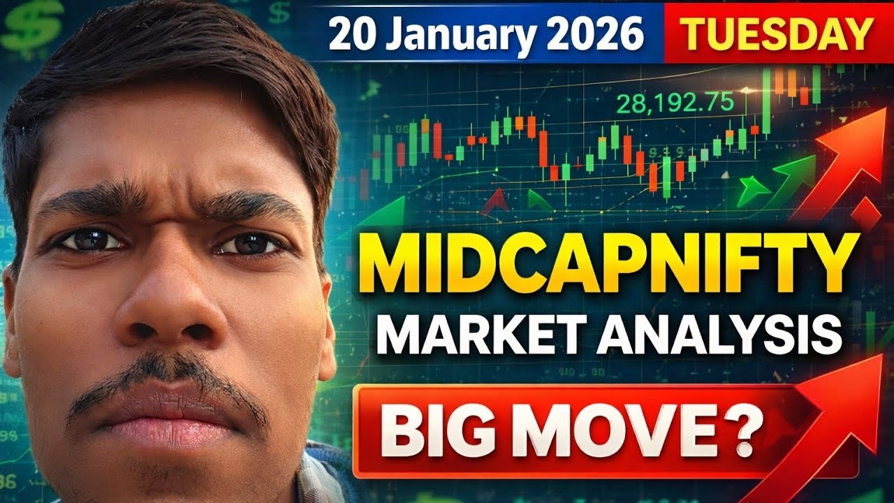 Midcap Nifty Market Analysis Today | 20 January 2026 Tuesday | Support Resistance | Big Move Expect 