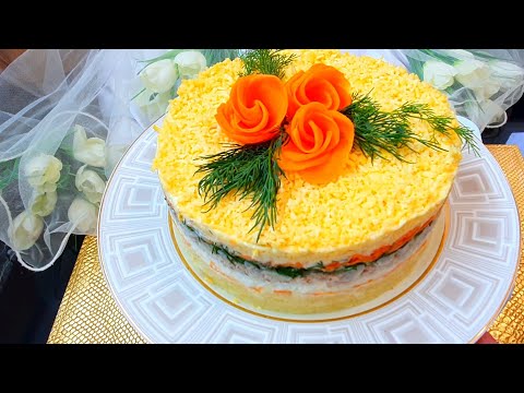 Потрясающе Вкусный Салат quotМимозаquot! ГОТОВЛЮ КАЖДЫЙ ГОД НА ПРАЗДНИЧНЫЙ СТОЛ!