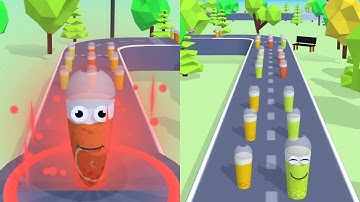 JUICE RUN All Levels Game Walkthrough (iOS,Android) New Update | Satisfying GamePlay