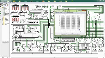 SANX-I microcomputer: KITT (logisim)