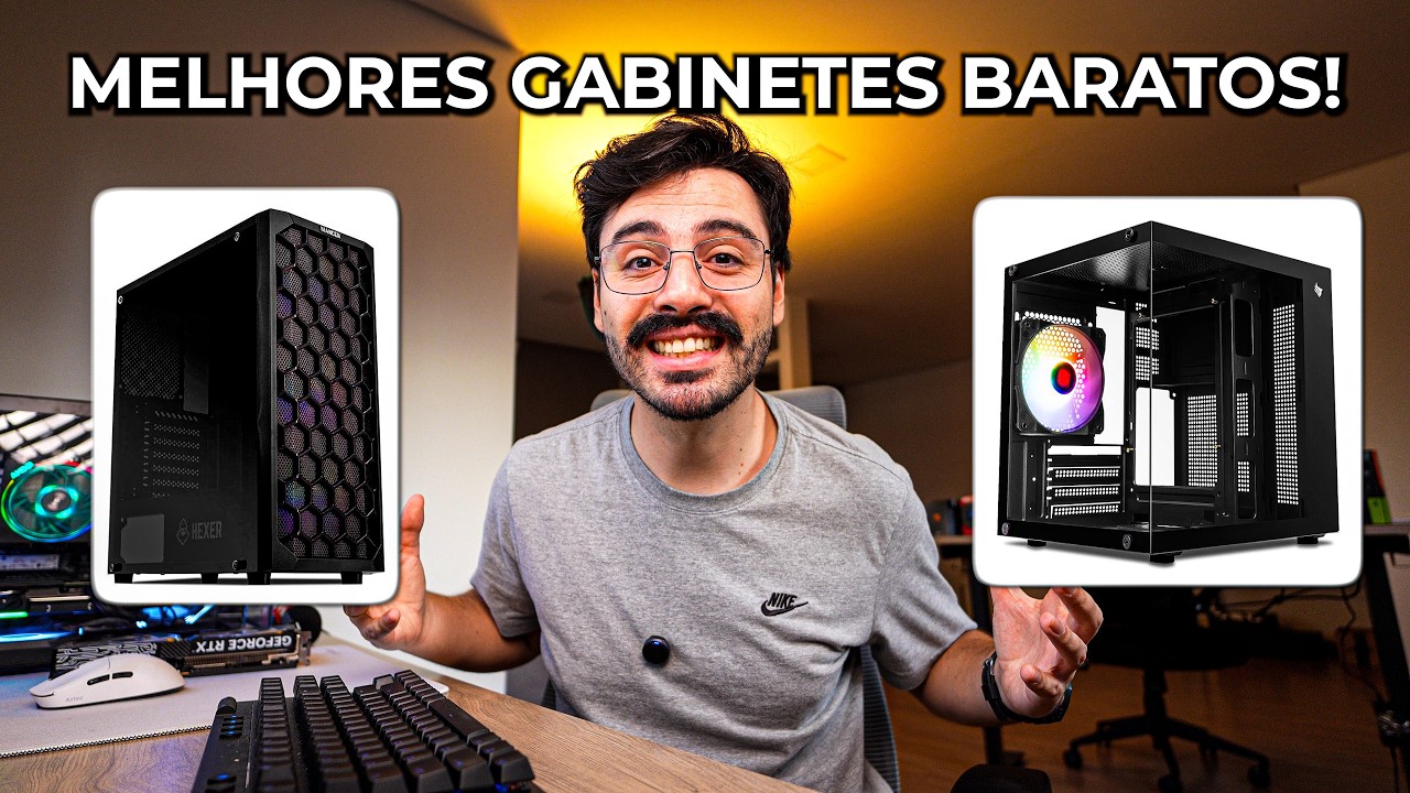 os Melhores Gabinetes BARATOS e Custo Benefício de 2026 - YouTube