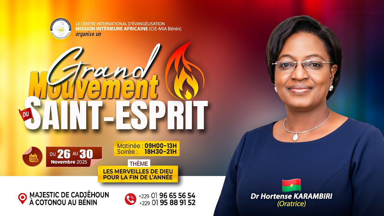 GRAND MOUVEMENT DU SAINT ESPRIT l Jour 2 (Soir) l Dr Hortense KARAMBIRI l 27 Novembre 2025