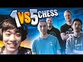 Can League of Legends Pros Beat A BLINDFOLDED Chess GRANDMASTER?! ft. penguingm1