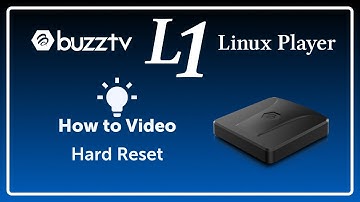 BuzzTV L1 (Linux Player) | Hard Reset | How to & Help Video