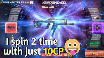 2 spin 10 CP | ASCENDED MYTHIC DROP REDUX | RAPID CODM