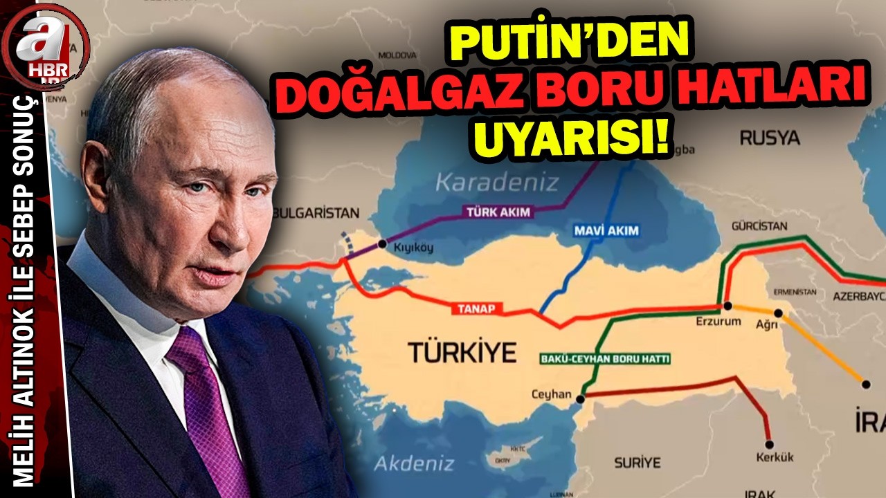 Putin'den TürkAkım ve Mavi Akım doğalgaz boru hatlarına yönelik saldırı açıklaması | A Haber