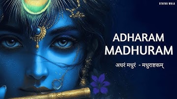 Adharam Madhuram Lofi | Krishna Bhajan | Madhurashtakam | Peaceful Bhakti Song | Status Wala