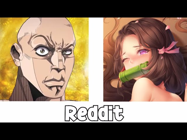 Anime Vs Reddit (The Rock Reaction Meme)