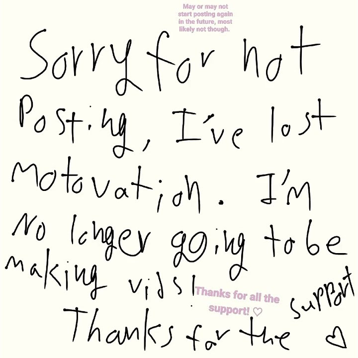 No longer posting youtube
