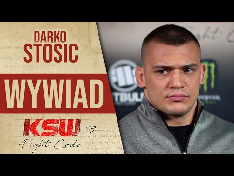 [PL] Darko Stosic ma nadzieję, że do końca roku będzie mistrzem KSW w kategorii ciężkiej
