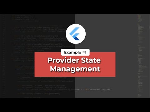 Providers state management solution in Flutter | Example # 1 | Flutter Tutorials