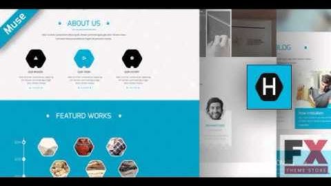 Preview Hexa - OnePage Creative Muse Template TFx