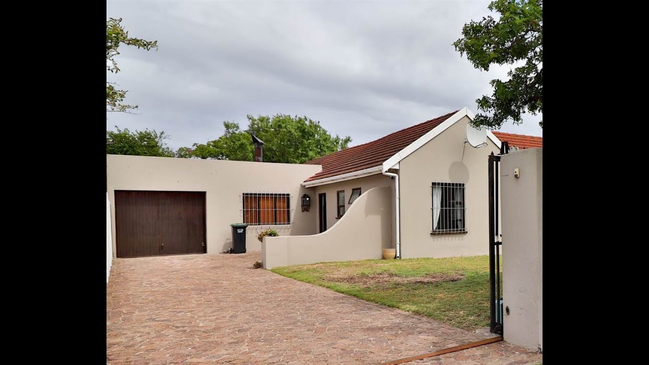4 Bed House for sale in Western Cape Cape Town Milnerton Bothasig De Grendel Av YouTube