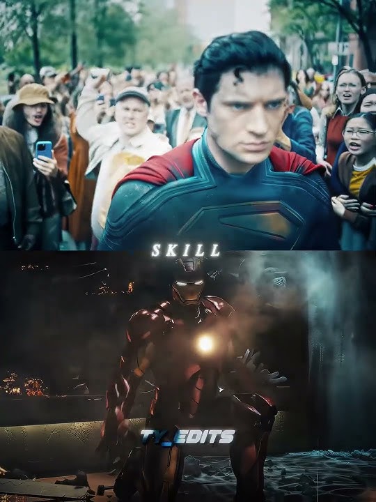 Dcu Superman Vs Mcu Ironman#mcu #dcu #ironman #superman #shorts